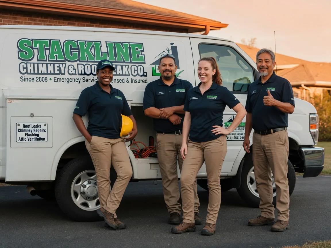 Chimney flashing repair company in Haworth, OK